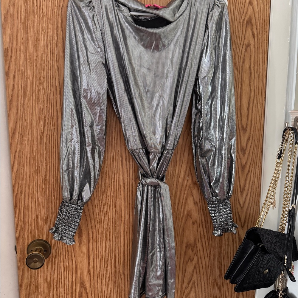 Betsey Johnson Metallic Dress